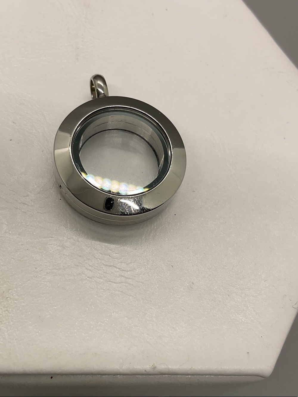 Origami Owl Silver Mini Living Locket Necklace - Silver - Picture 2 of 6